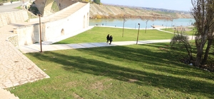 Malabadi Köprüsü'nde çevre düzenleme çalışmalarında sona gelindi