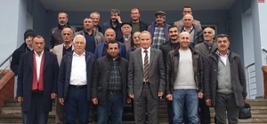 Arguvan'da muhtarlardan Belediye Başkanı Kızıldaş'a ziyaret