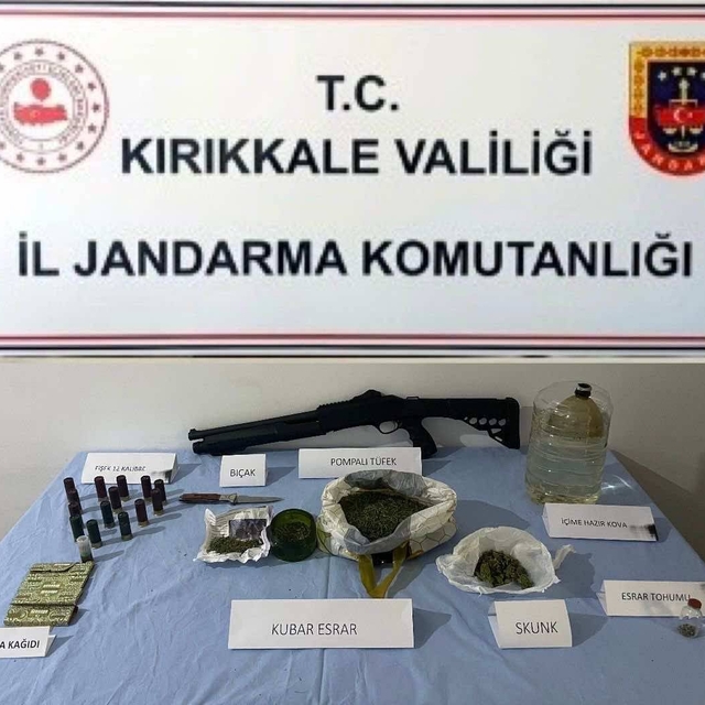 Kırıkkale'de şüphe üzerine durdurulan tırda uyuşturucu madde ele geçirildi