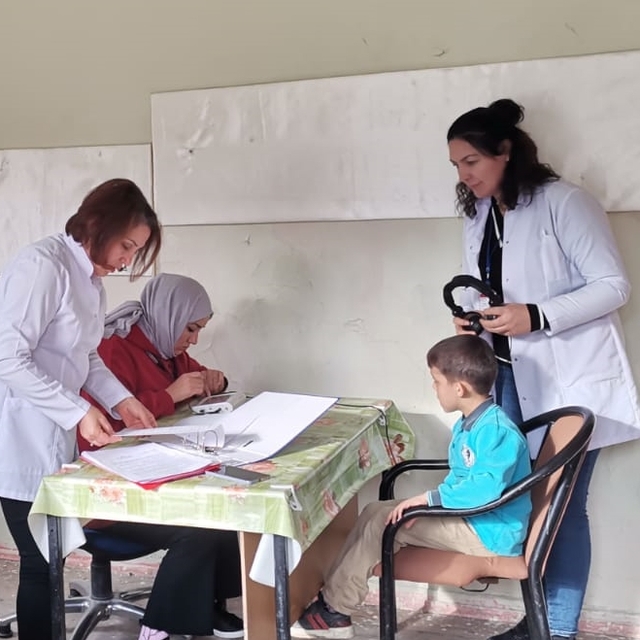 Gümüşhacıköy'de okul çağı işitme taraması başladı