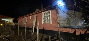 Konya'da bir evde çıkan yangın söndürüldü