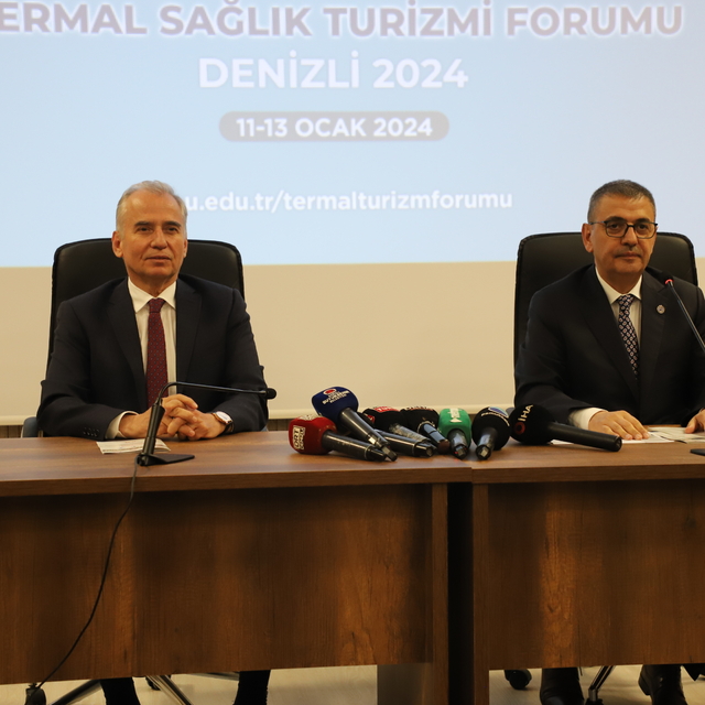 Denizli'de Uluslararası Termal Sağlık Turizmi Forumu düzenlenecek