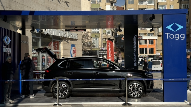 Türkiye'nin yerli otomobili Togg Çankırı'da sergileniyor