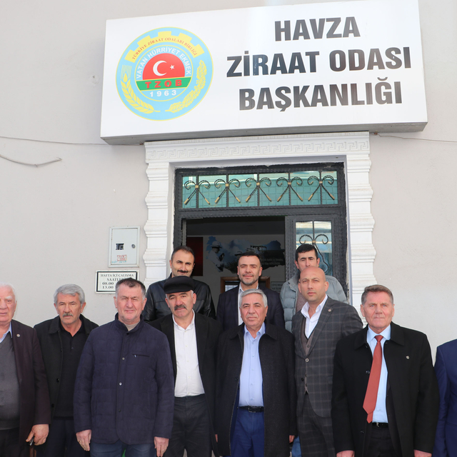 Samsun Ziraat Odaları Koordinasyon Kurulu Havza'da toplandı