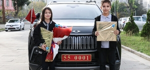 Samsun Valisi Tavlı Alaçam ilçesinde ziyaretlerde bulundu