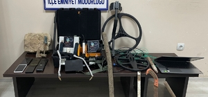 Amasya'da kaçak kazı yapan 4 kişi yakalandı