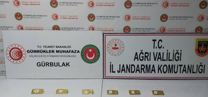 Ağrı'da ayakkabılarına 6 kilogram külçe altın saklayan 2 şüpheli yakalandı