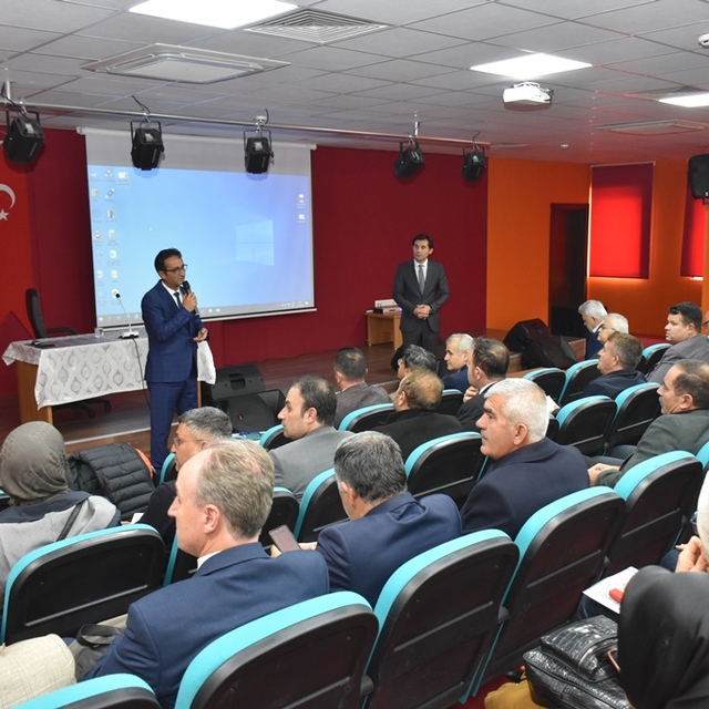 Karaman İl Milli Müdürü Çalışkan, eğitim yöneticileriyle bir araya geldi