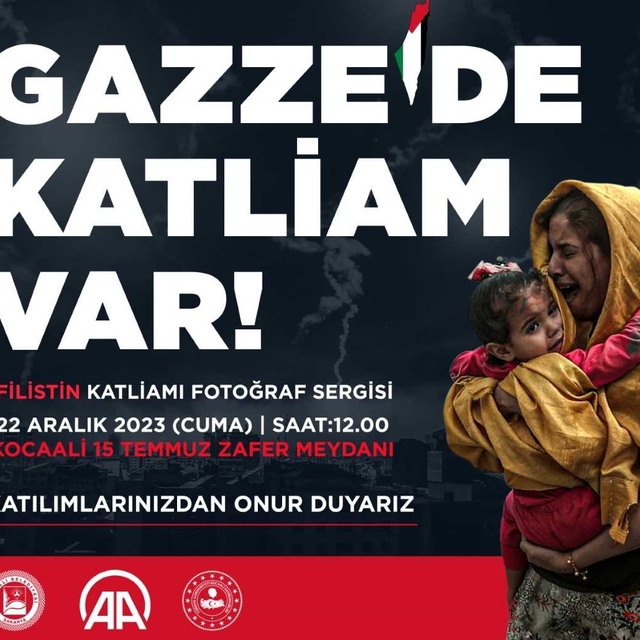 Kocaali'de "Filistin Katliamı Fotoğraf Sergisi" açılacak