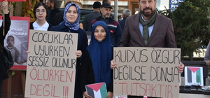 Sındırgı'da imam hatipliler Filistin'e destek kermesi açtı
