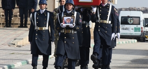 Trafik kazasında şehit olan Uzman Çavuş Elmas, Malatya'da son yolculuğuna u...