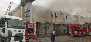 Bursa'da tekstil fabrikasında yangın (4)