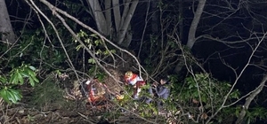 Ağaç keserken düşen kaya çarptı, uçuruma yuvarlanıp öldü