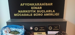 Afyonkarahisar'da uyuşturucu operasyonunda 1 kişi gözaltına alındı