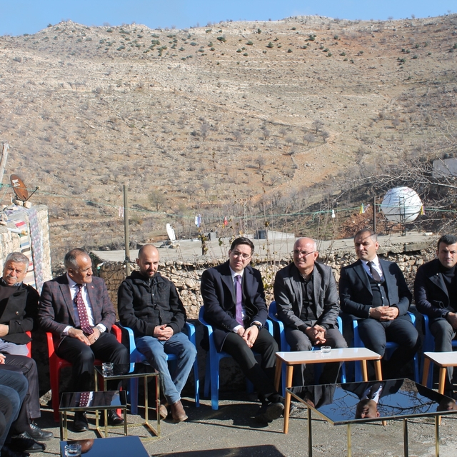 Gercüş Kaymakamı Öztaş'tan köylere ziyaret