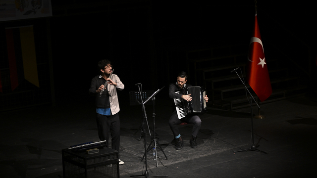 Türkiye'nin 100. yılına ithafen Ankara'da "Das Kollektıv Duo" konseri düzenlendi