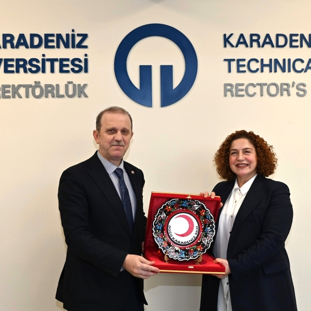 KTÜ Rektörü Prof. Dr. Çuvalcı'ya ziyaret