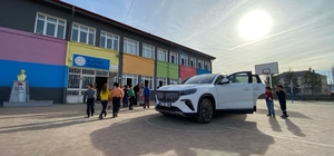 Sulusaray'da öğrenciler Togg'la buluştu