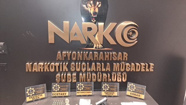 Afyonkarahisar'da uyuşturucu operasyonunda 6 şüpheli yakalandı