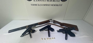 Terme ilçesinde "şok" uygulamada aranan bir kişi yakalandı