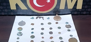 Aydın'daki tarihi eser kaçakçılığı operasyonunda 1 kişi yakalandı