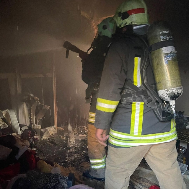 Hatay'da apartman dairesinde çıkan yangın söndürüldü