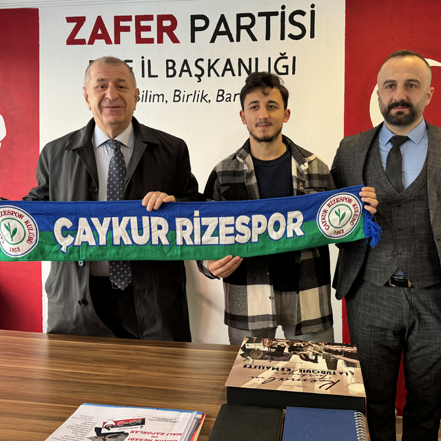 Zafer Partisi Genel Başkanı Ümit Özdağ, Rize'de konuştu: