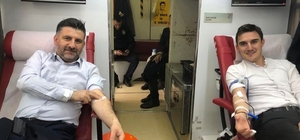 Söğütlü'de kan bağışı kampanyası düzenlendi