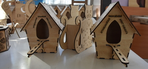 Afyonkarahisar'da meslek lisesi öğrencileri kuşlar için yuva yaptı