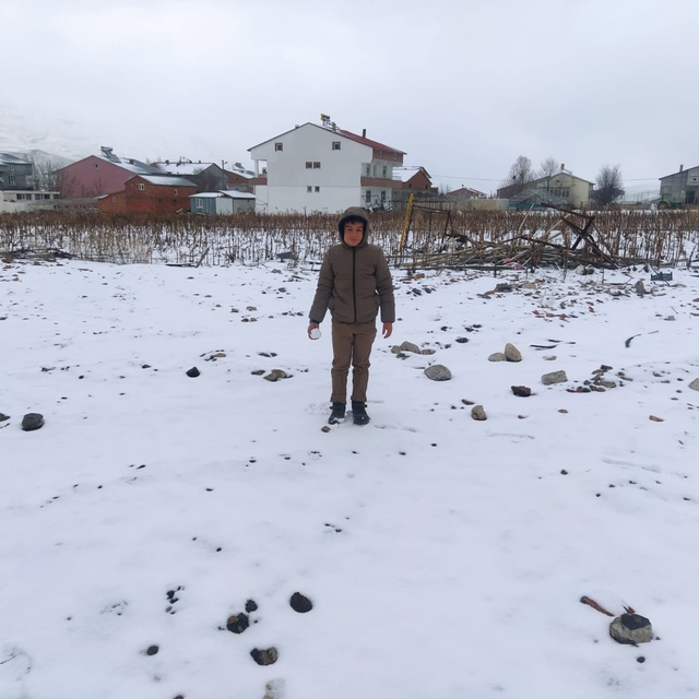 Doğanşehir'de kar yağışı etkili oldu