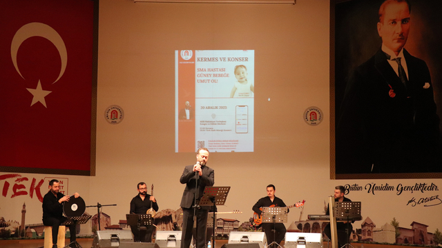 Amasya'da SMA hastası 11 aylık Güney bebek için kermes ve konser düzenlendi
