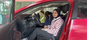 Osmaniye'de emniyet kemerinin önemi simülasyon aracıyla anlatıldı