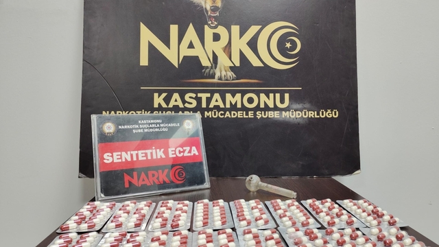 Kastamonu'da uyuşturucu operasyonunda yakalanan zanlı tutuklandı