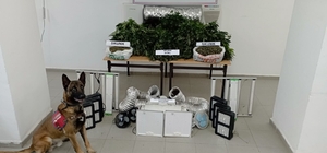 Evini uyuşturucu imalathanesine çeviren şüpheliye gözaltı