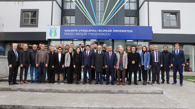 SUBÜ Ferizli MYO'nun yeni hizmet binası açıldı