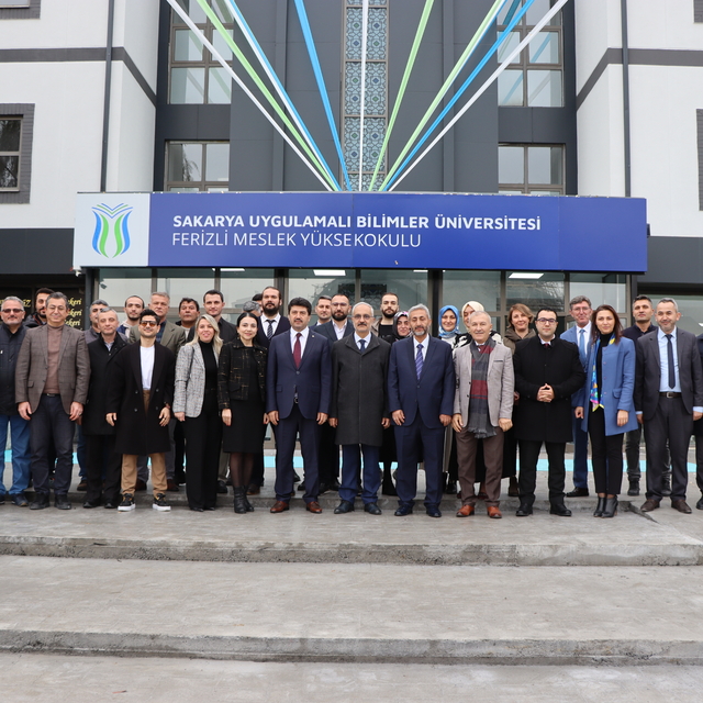 SUBÜ Ferizli MYO'nun yeni hizmet binası açıldı