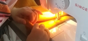 Sandıklı'da dikiş makineleri Gazze için çalıştı