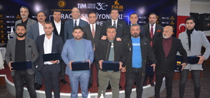 Silopi'de 2022'de en çok ihracat yapan 10 firmaya ödül verildi