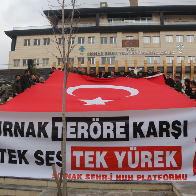 Şırnak´ta teröre tepki