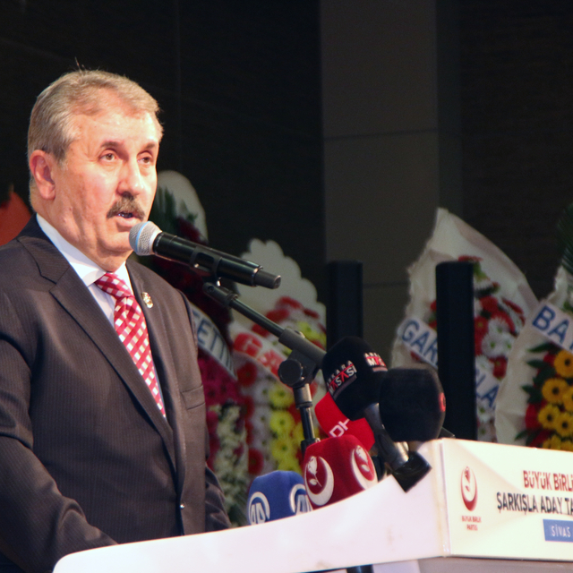 BBP Genel Başkanı Destici, Sivas'ta aday tanıtım programında konuştu: