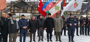 Erzurum'da izciler Allahuekber Dağı Şehitleri'ni andı