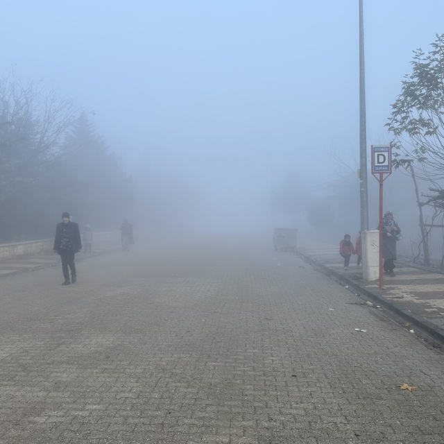 Adıyaman'da sis etkili oluyor