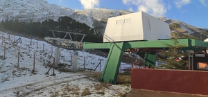 Ödemiş'teki Bozdağ Mahallesi, karla kaplandı