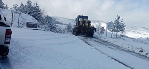 Samsun'da kar nedeniyle kapanan 42 mahalle yolu ulaşıma açıldı