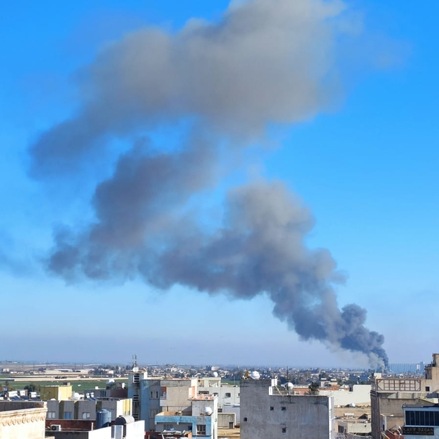 Mardin sınırındaki Kamışlı'da peş peşe patlama