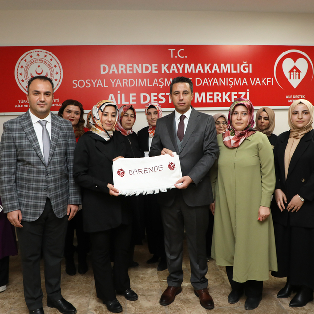 Darende'de kursiyerler sergi açtı