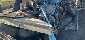 Tekirdağ'da otomobille kamyonun çarpışması sonucu 1 kişi öldü