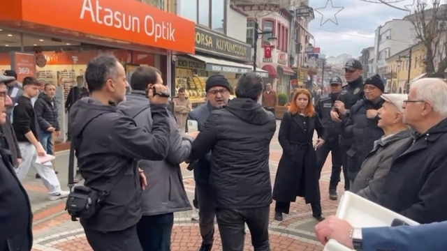 Bartın'da teröre karşı açıklama yapan CHP İl Başkanı Akyol'a tepki