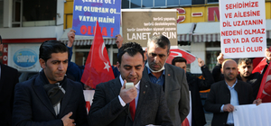 Bitlis'te Türkiye Gaziler ve Şehit Aileleri Vakfı üyelerinden DEM Parti'ye tepki