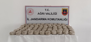 Ağrı kırsalında 33 kilo 621 gram eroin bulundu